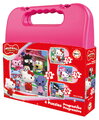 Puzzle v kufříku Hello Kitty Case Educa progresivní 12-16-20-25 dílků