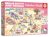 Puzzle Detective Hello Kitty Educa 150 de piese, caută 30 de obiecte de la 6 ani
