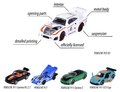 Autíčka Porsche Motorsport 5 Pieces Giftpack Majorette kovové dĺžka 7,5 cm sada 5 druhov v darčekovom balení