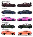 Autíčka Light Racer 5 Pieces Giftpack Majorette kovové dĺžka 7,5 cm sada 5 druhov v darčekovom balení