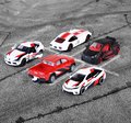 Autíčka pretekárske Toyota Racing 5 Pieces Giftpack Majorette kovové dĺžka 7,5 cm sada 5 druhov v darčekovom balení