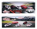 Autíčka pretekárske Toyota Racing 5 Pieces Giftpack Majorette kovové dĺžka 7,5 cm sada 5 druhov v darčekovom balení