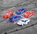 Autíčka French Touch 5 Pieces Giftpack Majorette kovové s odpružením dĺžka 7,5 cm sada 5 druhov v darčekovom balení