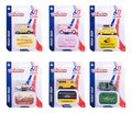 Autíčko French Touch Deluxe Cars Majorette kovové s odpružením a zberateľským boxom dĺžka 7,5 cm 6 rôznych druhov