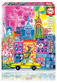Puzzle New York By Car Pintos Educa 1000 dielov a Fix lepidlo od 11 rokov EDU20558