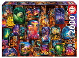 Puzzle Dreams in Jars Educa 2000 dílků a Fix lepidlo