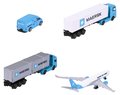 Autíčko prepravné MAERSK Transport Vehicles Majorette kovové 17 cm dĺžka 3 druhy