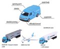 Autíčko prepravné MAERSK Transport Vehicles Majorette kovové 17 cm dĺžka 3 druhy