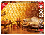 Puzzle Honey Sweet Home Plus Educa 500 dílků a Fix lepidlo