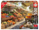 Puzzle Sunny Farms Market Educa 500 dílků a Fix lepidlo