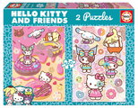 Puzzle Hello Kitty & Friends Educa 2x500 dielov od 11 rokov EDU20587