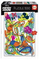 Puzzle Mickey & Friends Educa 500 dílků a Fix lepidlo