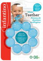 Chladiace hryzátko Water Teether Aqua Infantino vhodné do chladničky modré od 0 mes