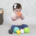 Senzorické loptičky s textúrami Textured Multi Ball Set Infantino 6 farebných loptičiek od 6 mes INF206688-09