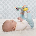 Papučky s hrkálkou Zebra & Tiger Foot Rattle Infantino od 0 mes INF206893-00