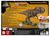 Puzzle dinosaurus T-Rex 3D Creature Puzzle Educa dĺžka 61 cm 82 dielov od 6 rokov EDU20716