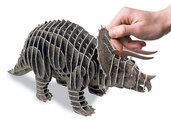 Puzzle dinosaurus Triceratops 3D Creature Puzzle Educa dĺžka 43 cm 67 dielov od 6 rokov EDU20718