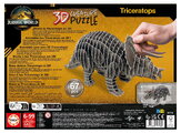 Puzzle dinosaurus Triceratops 3D Creature Puzzle Educa dĺžka 43 cm 67 dielov od 6 rokov EDU20718