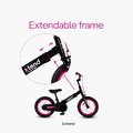 Bicykel a odrážadlo 2v1 Xtend Bike Pink smarTrike rozšíriteľný rám z magnézia s výškovo nastaviteľným sedadlom a riadidlami s prednou brzdou od 3 do 7