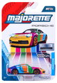 Mașinuță Porsche Premium Majorette 6 tipuri diferite, metal, cu piese mobile, lungime 7,5 cm, 1:64