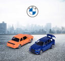Mașinuță BMW Premium Majorette metalică, cu suspensie; lungime 7,5 cm; 6 tipuri diferite