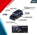 Autíčko Mercedes-AMG Deluxe Majorette kovové 6 rôznych druhov so zberateľským boxom dĺžka 7,5 cm 1:64