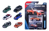 Autíčko Mercedes-AMG Deluxe Majorette kovové 6 rôznych druhov so zberateľským boxom dĺžka 7,5 cm 1:64
