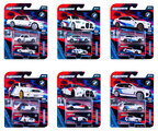 Mașinuță BMW Deluxe Majorette metalice, 6 tipuri diferite, cu cutie de colecție; lungime 7,5 cm; 1:64
