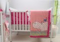 Súprava do postieľky Joy Hippo Pink toT's-smarTrike hrošík hniezdo, paplón a plachta ružová od 0 mes