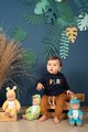 Bábika v kostýme Krokodíl MiniKiss Croc Smoby zelený so zvukom 'cmuk' s mäkkým telíčkom od 12 mes