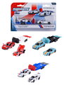 Mașinuță cu remorcă Porsche Deluxe Majorette metalice cu piese mobile 3 tipuri diferite, lungime 18 cm