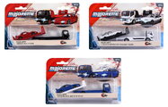 Camion cu mașinuță JDM Legends Majorette metalice, 3 tipuri diferite, lungime 1:64