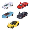 Autíčka Lamborghini Majorette kovové 5 druhov v darčekovom boxe dĺžka 7,5 cm 1:64