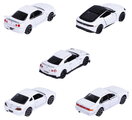 Mașinuțe Nissan Giftpack Majorette set metalic de 5 tipuri, în ambalaj cadou; lungime 7,5 cm; 1:64