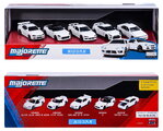 Mașinuțe Nissan Giftpack Majorette set metalic de 5 tipuri, în ambalaj cadou; lungime 7,5 cm; 1:64
