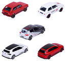 Mașinuțe Golf GTi Giftpack Majorette set metalic de 5 tipuri, în ambalaj cadou, lungime 7,5 cm, 1:64