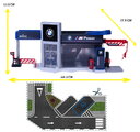 Garáž s predvádzacou platformou BMW Showroom Majorette s kovovým modelom autíčka 1:64 MJ2106000