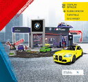 Garáž s predvádzacou platformou BMW Showroom Majorette s kovovým modelom autíčka 1:64 MJ2106000
