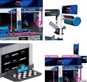 Garaj cu uși care se deschid Motorsport Alpine Pit Stop Majorette cu modelul unei mașinuțe Formula 1:64, de la 5 ani