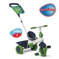 Trojkolka Safari Zebra Touch Steering smarTrike zeleno-šedá od 10 mes