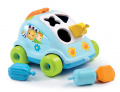 Auto chrobáčik Cotoons Smoby s kockami modré od 12 mes