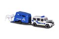 Autíčko s prívesom City Trailer Majorette s pohyblivými časťami 13 cm dĺžka 6 rôznych druhov