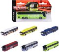 Autobus MAN City Bus Majorette s odpružením 13 cm dĺžka rôzne druhy