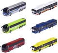 Autobus MAN City Bus Majorette s odpružením 13 cm dĺžka rôzne druhy
