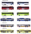 Autobus MAN City Bus Majorette s odpružením 13 cm dĺžka rôzne druhy