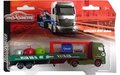 Transportér mestský City Transporter Majorette kovový s pohyblivými časťami 20 cm dĺžka rôzne druhy