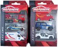Autíčka zásahové S.O.S. Majorette s pohyblivými časťami 7,5 cm dĺžka 3 druhy 2 rôzne varianty