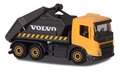 Autíčko stavebné Volvo Construction Edition Majorette s pohyblivými časťami 7,5 cm dĺžka 6 rôznych druhov