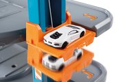Garáž 3 poschodová s autoservisom Garage City Flex Majorette s manuálnym výťahom autoumyvárňou a 5 autíčok