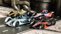 Autíčka Formula E Gen 2 Cars Majorette kovové s gumenými kolieskami 7,5 cm dĺžka sada 5 druhov v darčekovom balení